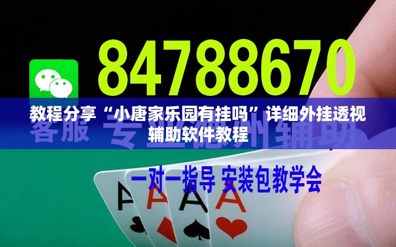 教程分享“小唐家乐园有挂吗”详细外挂透视辅助软件教程