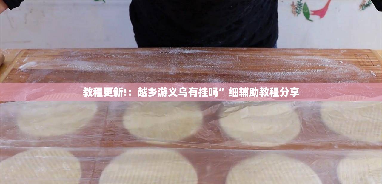 教程更新!：越乡游义乌有挂吗”细辅助教程分享
