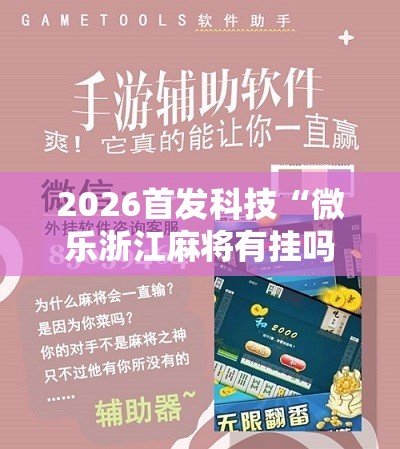 2026首发科技“微乐浙江麻将有挂吗”细辅助教程分享
