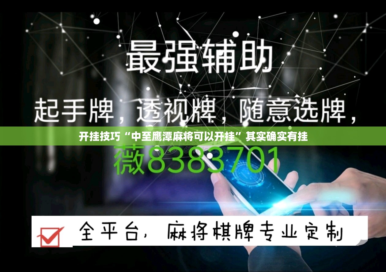 开挂技巧“中至鹰潭麻将可以开挂”其实确实有挂