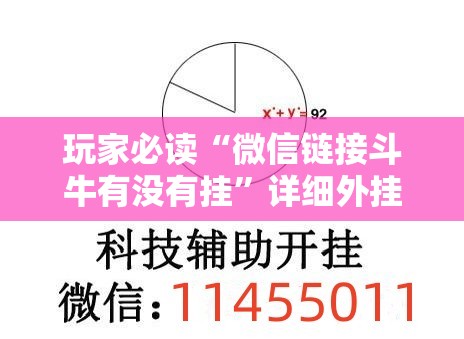 玩家必读“微信链接斗牛有没有挂”详细外挂透视辅助软件教程