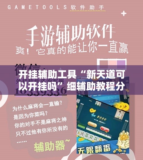 开挂辅助工具“新天道可以开挂吗	”细辅助教程分享