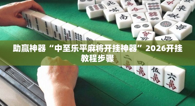 助赢神器“中至乐平麻将开挂神器”2026开挂教程步骤