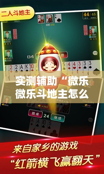 实测辅助“微乐微乐斗地主怎么拿好牌”科技辅助神器手机版