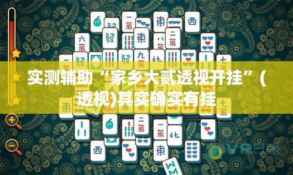 实测辅助“家乡大贰透视开挂”(透视)其实确实有挂