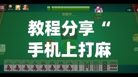 教程分享“手机上打麻将有挂吗(透视)”开挂辅助脚本+详细开挂安装教程
