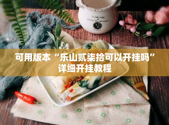 可用版本“乐山贰柒拾可以开挂吗”详细开挂教程