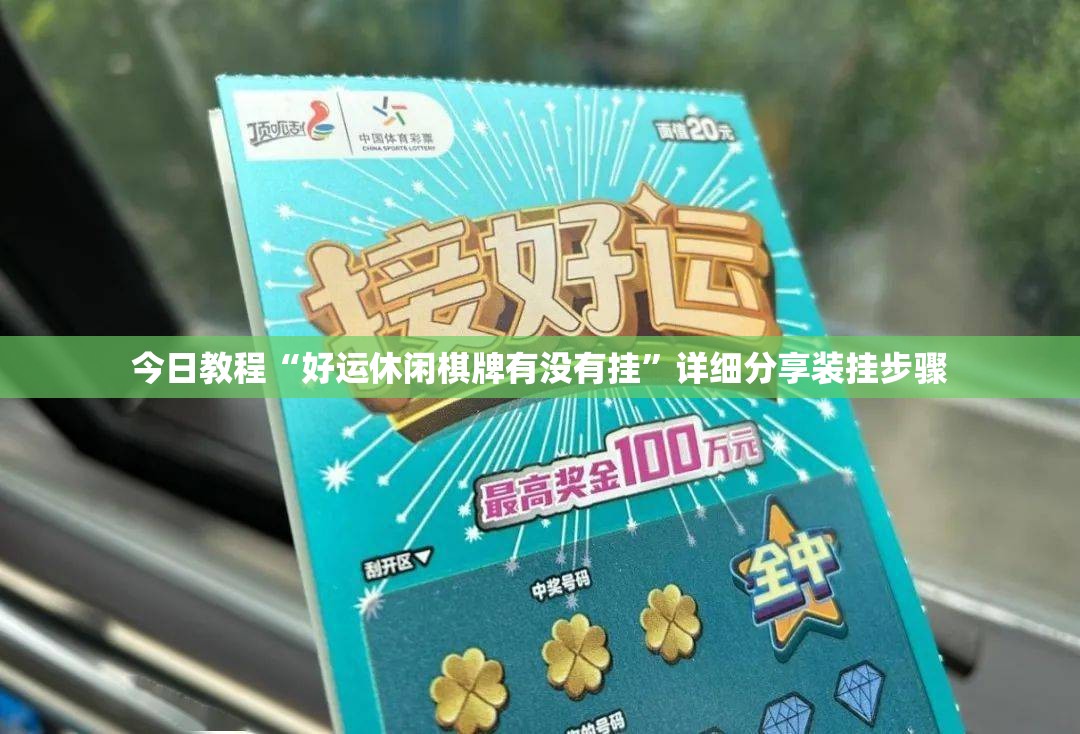 今日教程“好运休闲棋牌有没有挂”详细分享装挂步骤