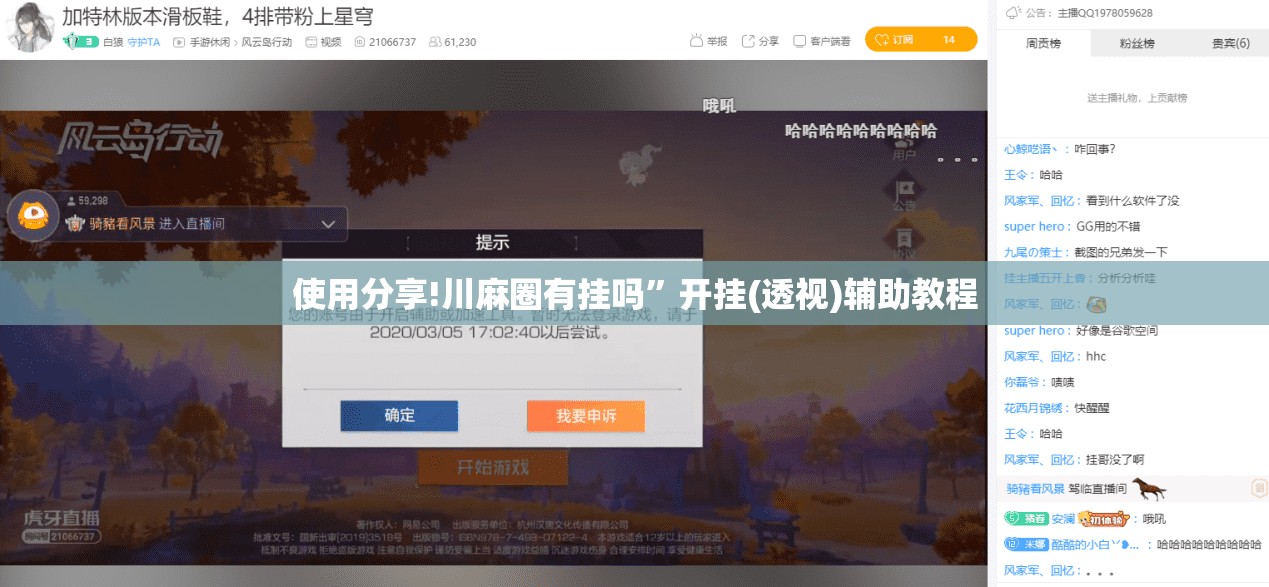 使用分享!川麻圈有挂吗”开挂(透视)辅助教程