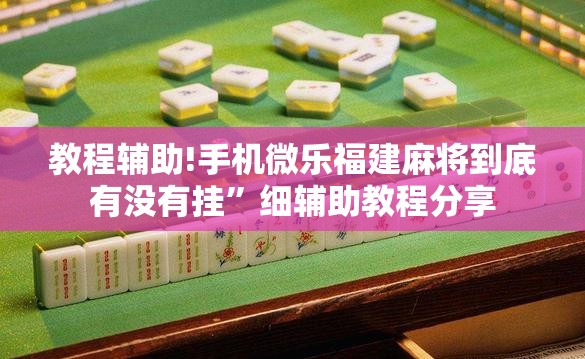 教程辅助!手机微乐福建麻将到底有没有挂”细辅助教程分享
