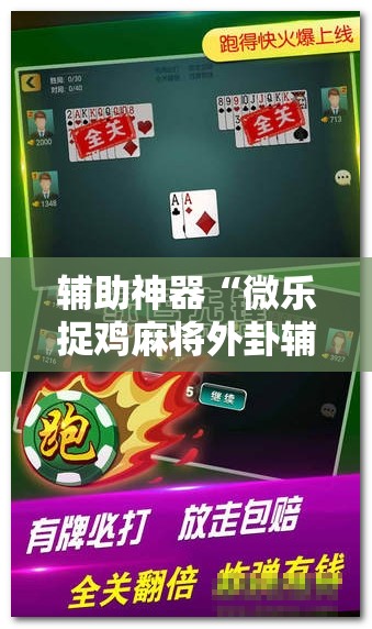 辅助神器“微乐捉鸡麻将外卦辅助软件下载	”详细分享装挂步骤
