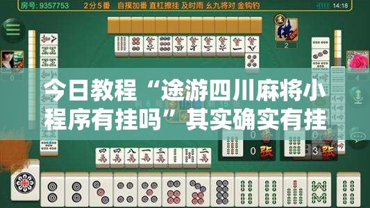 今日教程“途游四川麻将小程序有挂吗”其实确实有挂