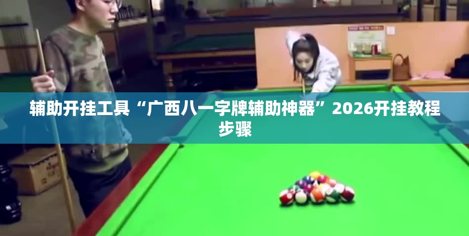 辅助开挂工具“广西八一字牌辅助神器”2026开挂教程步骤